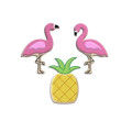 Flamingo Cookie Cutter Mold Pineapple Tree Shape Stainless Steel Biscuit Fondant Cake Moulds Cake Mold Baking kitchen Tools
