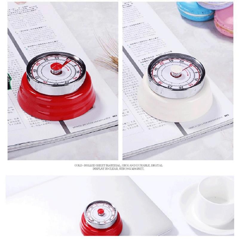 3 Colors Suction Refrigerator Door With Magnet Mechanical Timer Kitchen Timer Time Manager Countdown Clock Wholesale