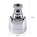 360 Rotatable Bent Water Saving Tap Aerator Diffuser Faucet Nozzle Filter Water Filter Swivel Head Kitchen Faucet Bubbler