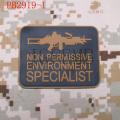 NON PERMISSIVE ENVIRONMENT SPECIALIST Tactical morale 3D PVC patch