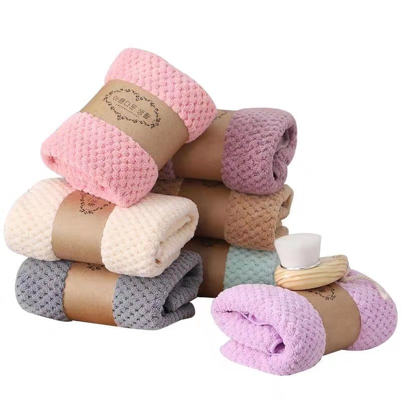 Brand towel microfiber Hand Towels Plaid Hand Towel Face Care Magic Bathroom Sport Towel things for baby 35x75cm Dropshipping