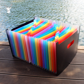 13/24/37 Layer Organ Bag File Holder A4 Document Bag Rainbow Classification Test Papers Tool Business Expanding File Folders