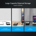 ORICO 2.5/3.5 inch Hard Drive Dock 10Gbps SATA To USB 3.1 Gen2 Type C HDD Enclosure 12V Power Adapter Support 12TB Max