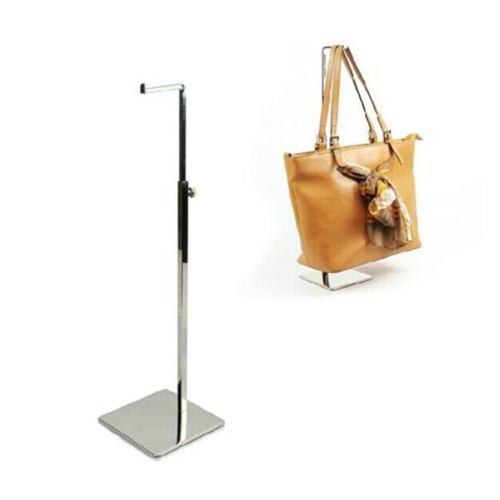 Stainless Steel Handbag / Wigs Display Rack Stable Bag Stand Holder Purse Storage