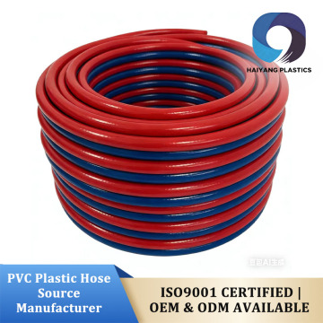 PVC Red Blue Fiber Reinforced Hose