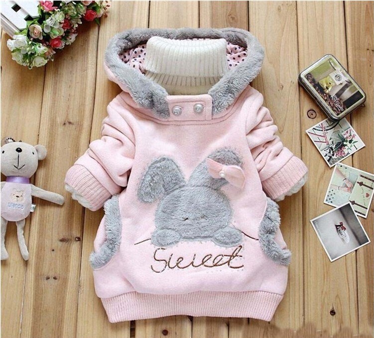 Baby Girls Hoodies 2020 Autumn Baby Lovely Windbreaker Child Flowers Sweatshirts kids Casual Outerwear Girl Sweet Top Clothing