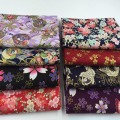 45cm*145 Japanese style and wind fabric manual DIY Satin bronzing, all cotton butterfly Qinghai Lake Cherry Blossom fabric