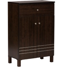 Modern Shoe Cabinet with 2 Doors and Drawer