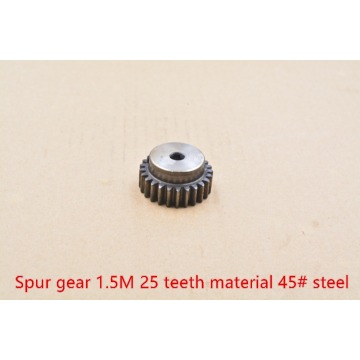 Spur Gear pinion 1.5M 25T 1.5 mod gear rack 25 teeth bore 6/6.35/8/10/12/15mm 45 steel cnc rack pinion