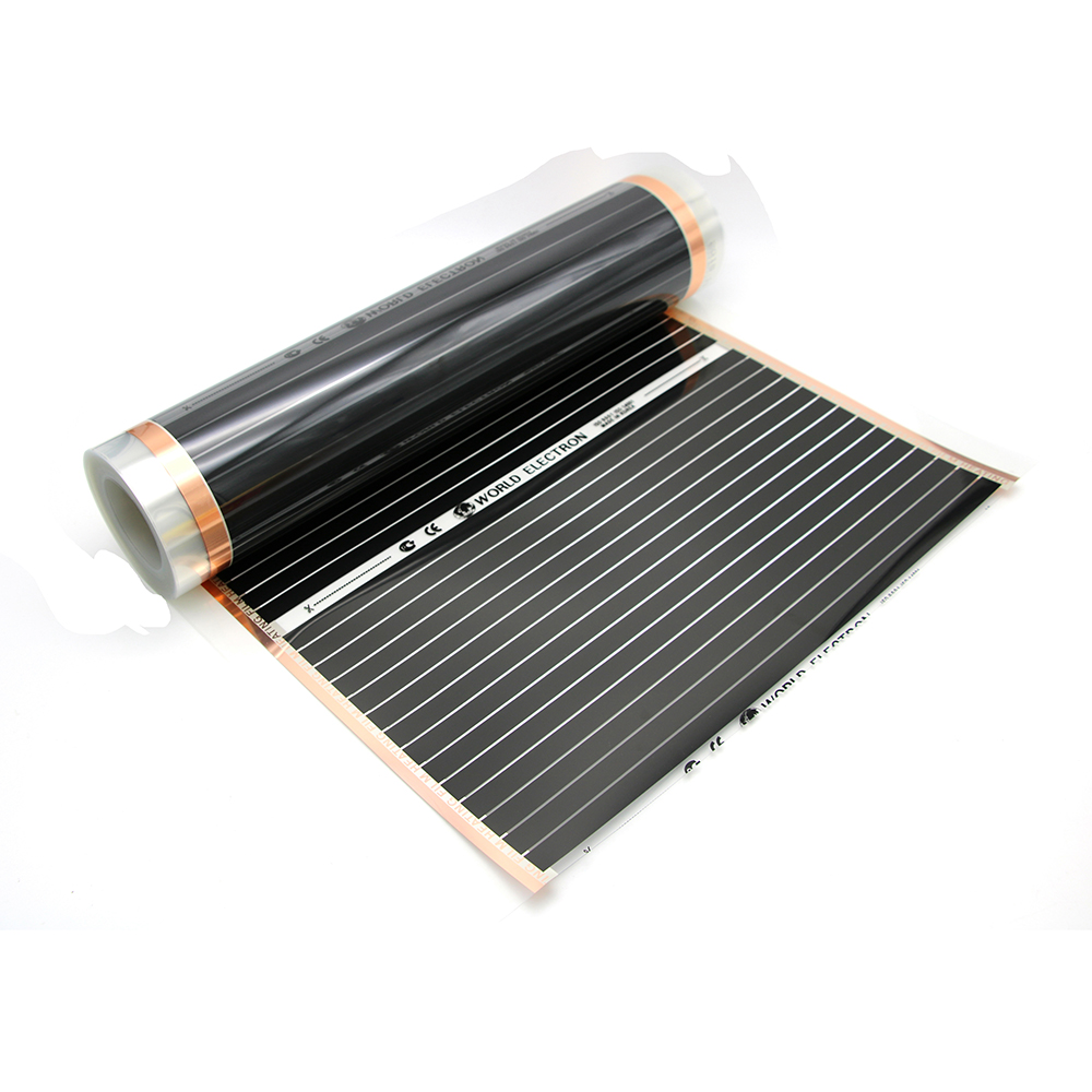 Hot 5m2 Far Infrared Floor and Wall Heating Film With Accessories Home Warming Mat AC220V 110W/M WiFi Optional