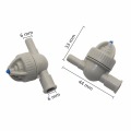 2 Sets 4 Head Atomization Nozzles with Anti-drip Device Heavy Hammer 4/7mm Hose Garden Water kits Irrigation Misting Nozzles