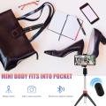 3 In 1 Wireless Bluetooth Selfie Sticks Foldable Tripod Expandable Monopod With Remote Control For IPhone Android Handheld