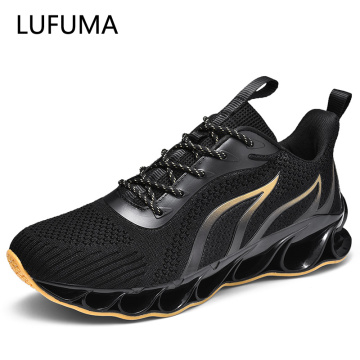 TPU sole material lightweight and flexible non-slip men's casual shoes comfortable refreshing upper free running shoes high jump