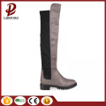 winter long genuine leather over knee boots