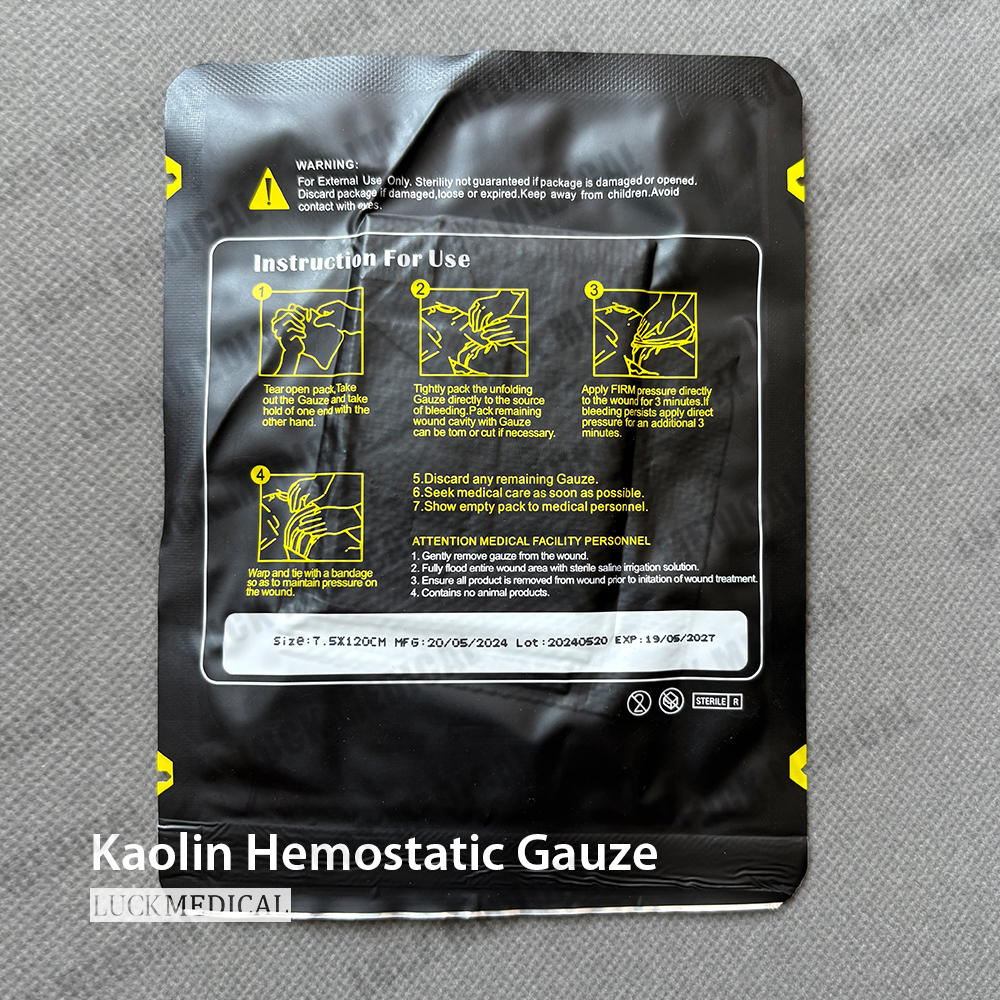 Kaolin Hemostatic Gauze 10