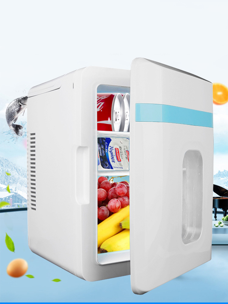 12V/220V Car Refrigerator Freezing Portable Semiconductor 10L For Car Home Refrigeration Heating -20 Degrees Car Refrigerator