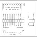 PH1.50mm(0.059") Single Row DIP180°/ Straight Male Pin Header PCB Connectors