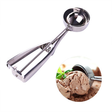 1pcs Ice Cream Scoops Metal Stainless Steel Make Kitchen Tools Wholesale 4/5/6 CM 3 Size For Choose Potato Watermelon Spoon New