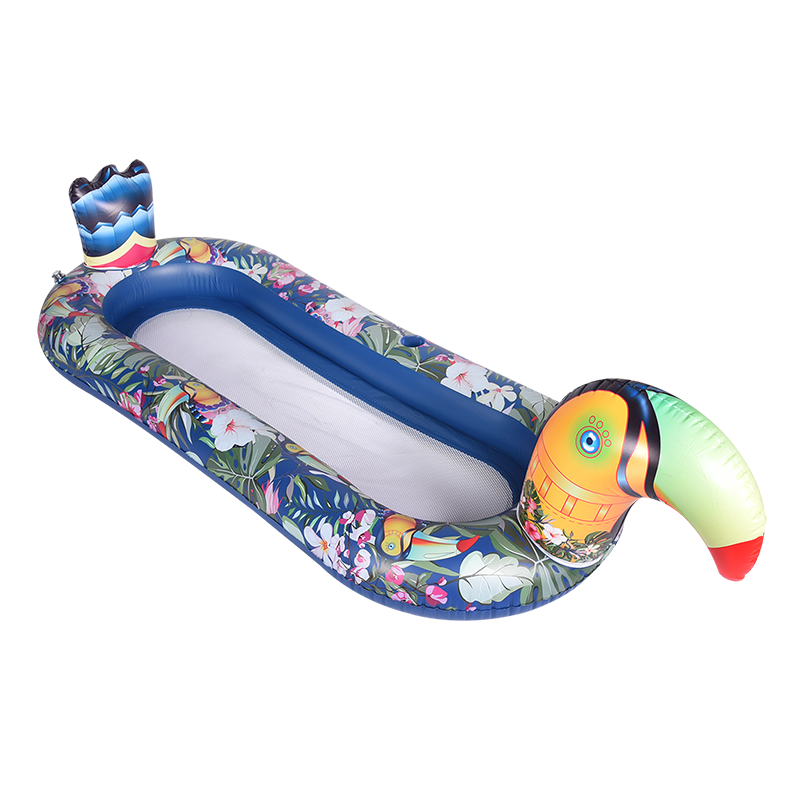 Customize Inflatable Toucan Pvc Lounger Inflatable Pool Rafts