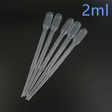 100pcs to 1000pcs lab 2ml plastic pasteur pipette transfer pipette dropper Polyethylene