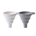 Foldable kitchen mini silicone funnel can be used for water source filtration silicone material foldable