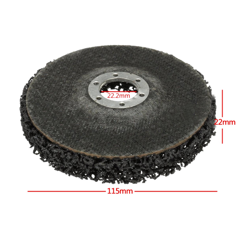5Pcs Abrasive Tools 115Mm Strip Wheels Paint Rust Removal Clean Angle Grinder Discs Tools For Angle Grinder