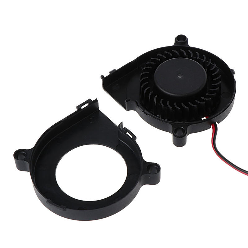 1Pc DC 12V 50mm Blow Radial Cooling Fan Hotend Extruder For RepRap 3D Printer Accessories Cooler Fans High Quality C26