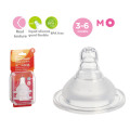 Silicone Baby Milk Feeding Nipple Wide M