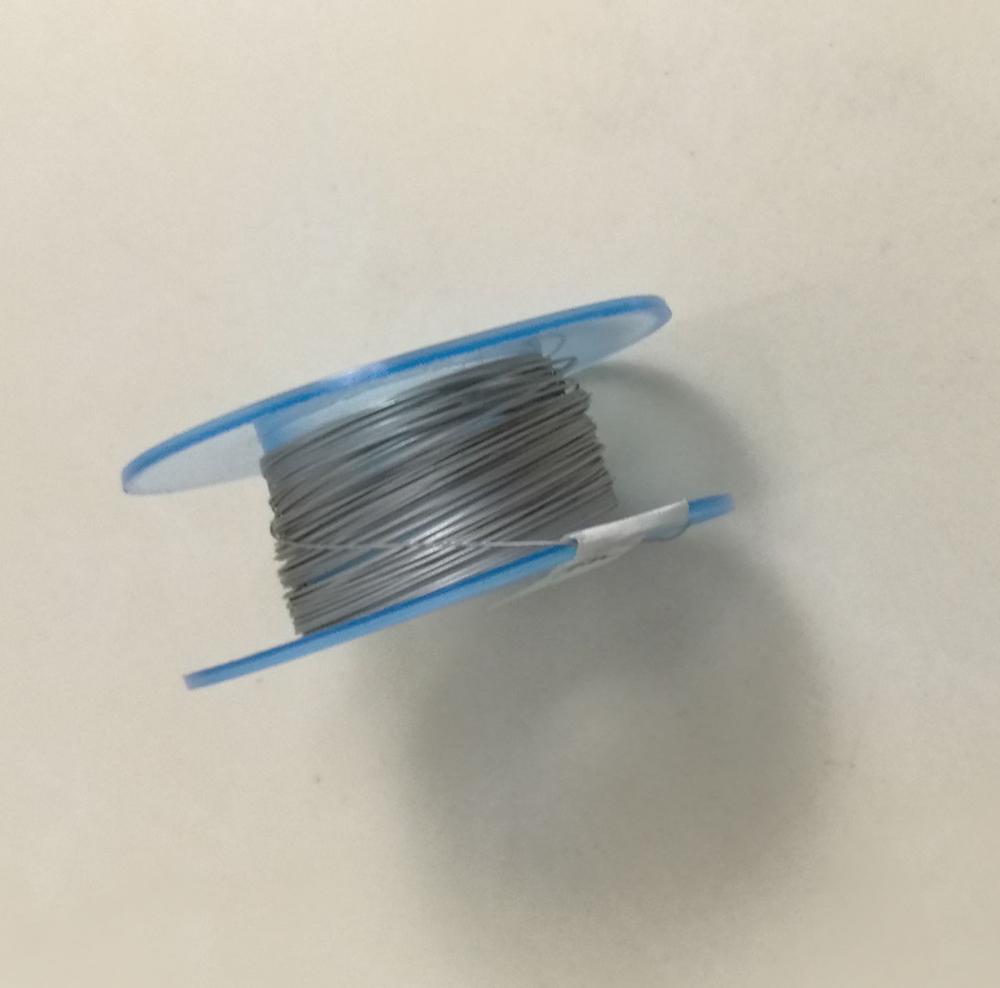 10 meters, 0.3mm Thickness Ta2 Ti Soft Wire Industry Experiment DIY Gr2 Titanium welding wire