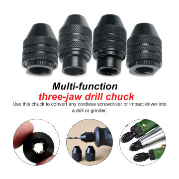 1pc keyless drill chuck for dremel Rotary Tools dremel Accessories 0.5-3.2mm mini drill chucks adapter for flexible drill shaft