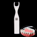 1x50m Wire Reusable Dental Floss Holder Ultra Thin Flat Giftbox Interdental Cleaner Micro Wax Mint Dental Flosser New