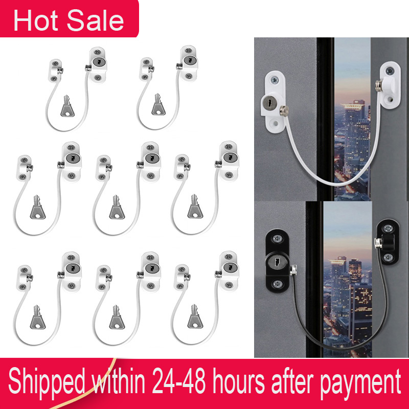 Child Protection Window Lock Baby Safety Window Guard Stopper Child Lock Infant Security Lock on the Windows Limiter
