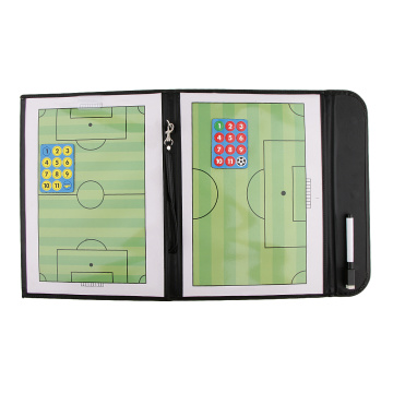 Precision Leather Football Soccer Coaches A4 Tactics Boards Folder