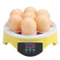 Mini Digital 7 Eggs Incubator Automatic Temperature Brooder Chicken Duck Bird Egg Hatcher 110 220V Farm Poultry Hatchery Machine