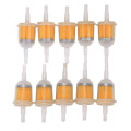 10pcs Universal Inline Gas/Fuel Filter 6MM-8MM 1/4" For Lawn Mower Small Engine Auto Accessories Motorcycle Accessories Oil Filt