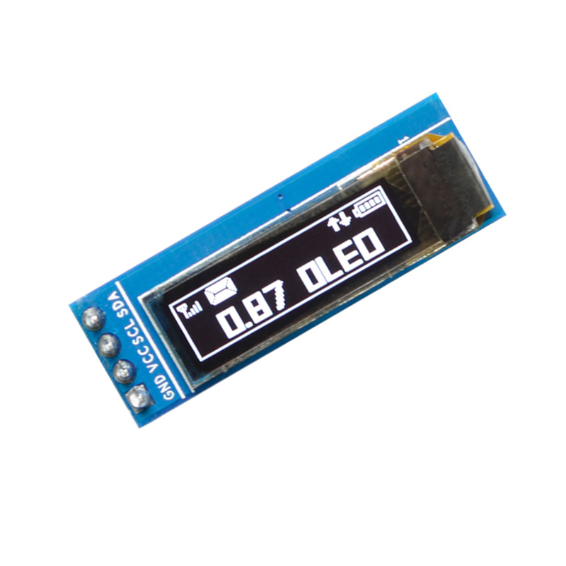 XABL 0.87 Inch OLED Module Resolution 128*32P OLED Display Module SSD1316 4Pin IIC PM material Factory Outlet Custom Size