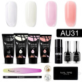 30g VENALISA Acrylic Gel VIP Kit Fast Shipment Nail Clear Camouflage Color Nail Tip Form Crystal UV Gel Slice Brush Nail Gel