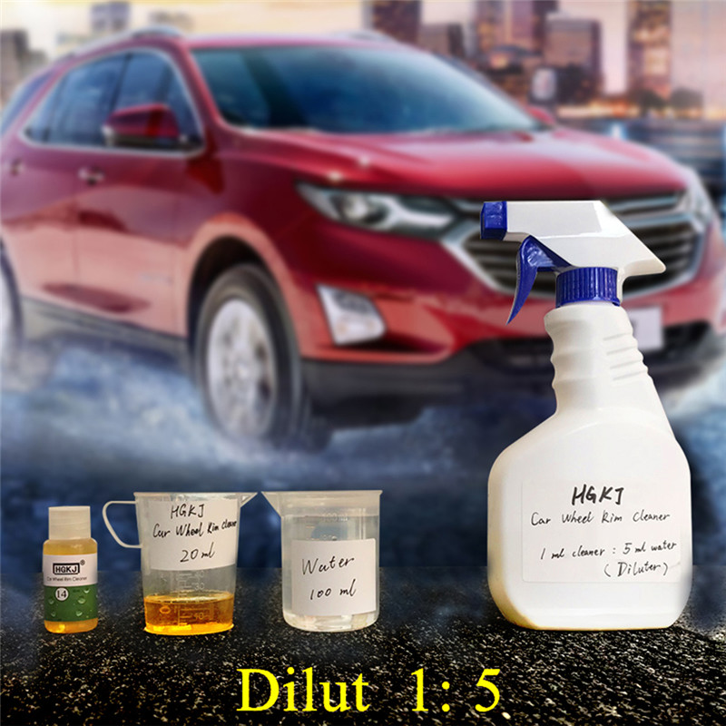 1x HGKJ-14 50ML =1:5 diluted 300ML Car Accessories cleaning Car Wheel Ring Cleaner High Concentrate Detergent Car Window Cleaner