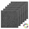 Square Shape 100% Polyester Acoustic Wall Pin Board