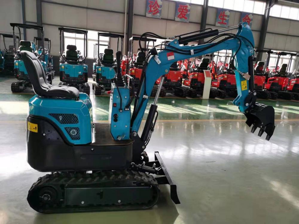 800kg machine weight small wheel excavator