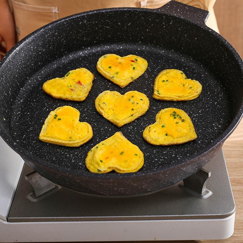 Fried Egg Mold Pancake Mold Maker Silicone Forms Non-stick Simple Operation Pancake Omelette Mold Kitchen Accessories