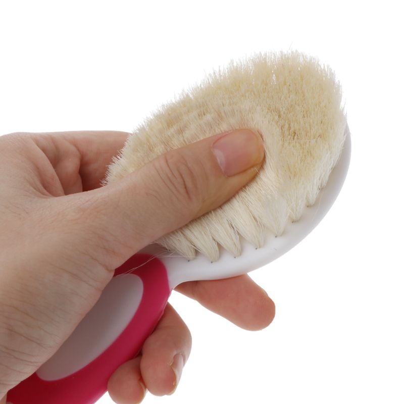 2pcs Portable Soft Newborn Baby Hair Brush Baby Kids Comb Child Hairbrush Sets Boys Girls Head Massager