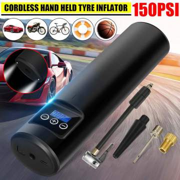 Portable 150PSI LCD Tyre Inflator Cordless Air Compressor Electric Pump Car Bike