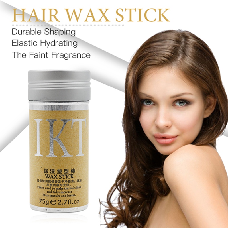 Moisturizing Hair Finishing Wax Stick Increase Hair Style Pomade Stick Not Greasy Hair Shaping Cream Finishing Wax Stick 0128