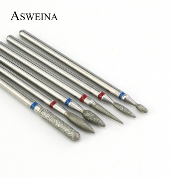 6pc/Set Diamond Nail Drill Rotary Electric Bits Manicure Pedicure Machine Equipment Milling Cutter Drills Polish Nail Art Tools