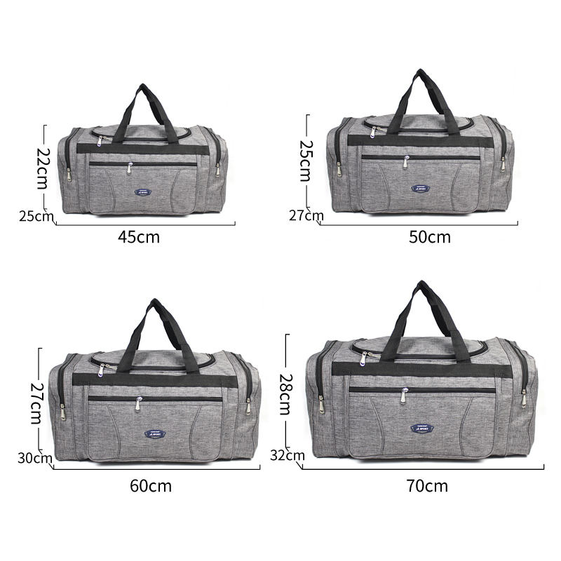 Women Men Oxford Travel Duffel Bag Carry on Luggage Bag Men Tote Large Capacity Weekender Gym Sport Holdall Overnight Bag XA189K