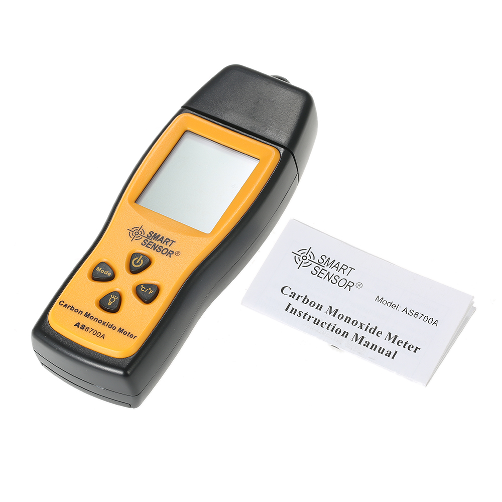 Digital CO2 Meter Gas Detector PPM Meters Mini Carbon Dioxide Detector Gas Analyzer Air Quality Monitor TVOC HCHO PM2.5 Meter