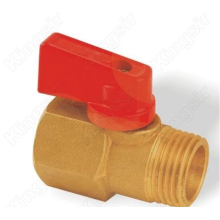 Super Brass Mini Gas Ball Valves Nickel Plated