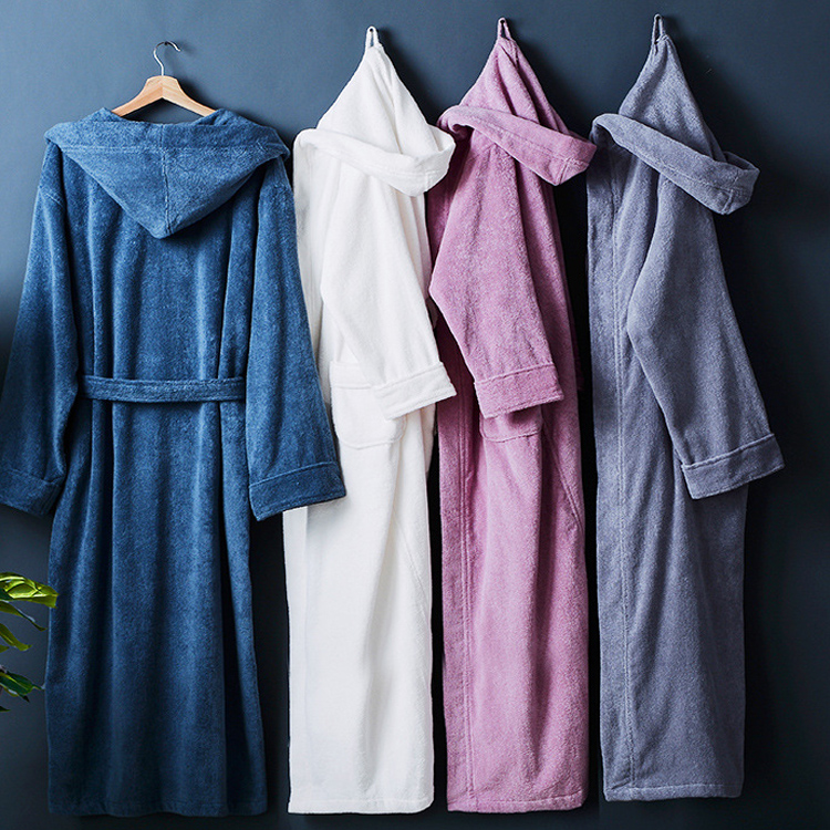 Black Cotton Bath robe
