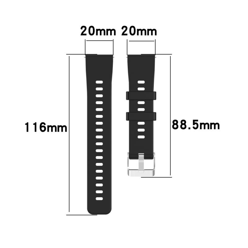 Silicone Strap For Honor ES Soft Adjustable Bracelet For Huawei Honor Watch ES Replacement Sport Smart Watch Band Accessories